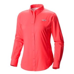 COLUMBIA PFG tamiami long sleeve button down shirt large